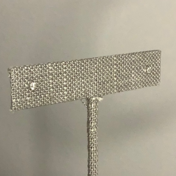 0.16 cttw Diamond and Platinum Stud Earrings - Picture 5 of 7